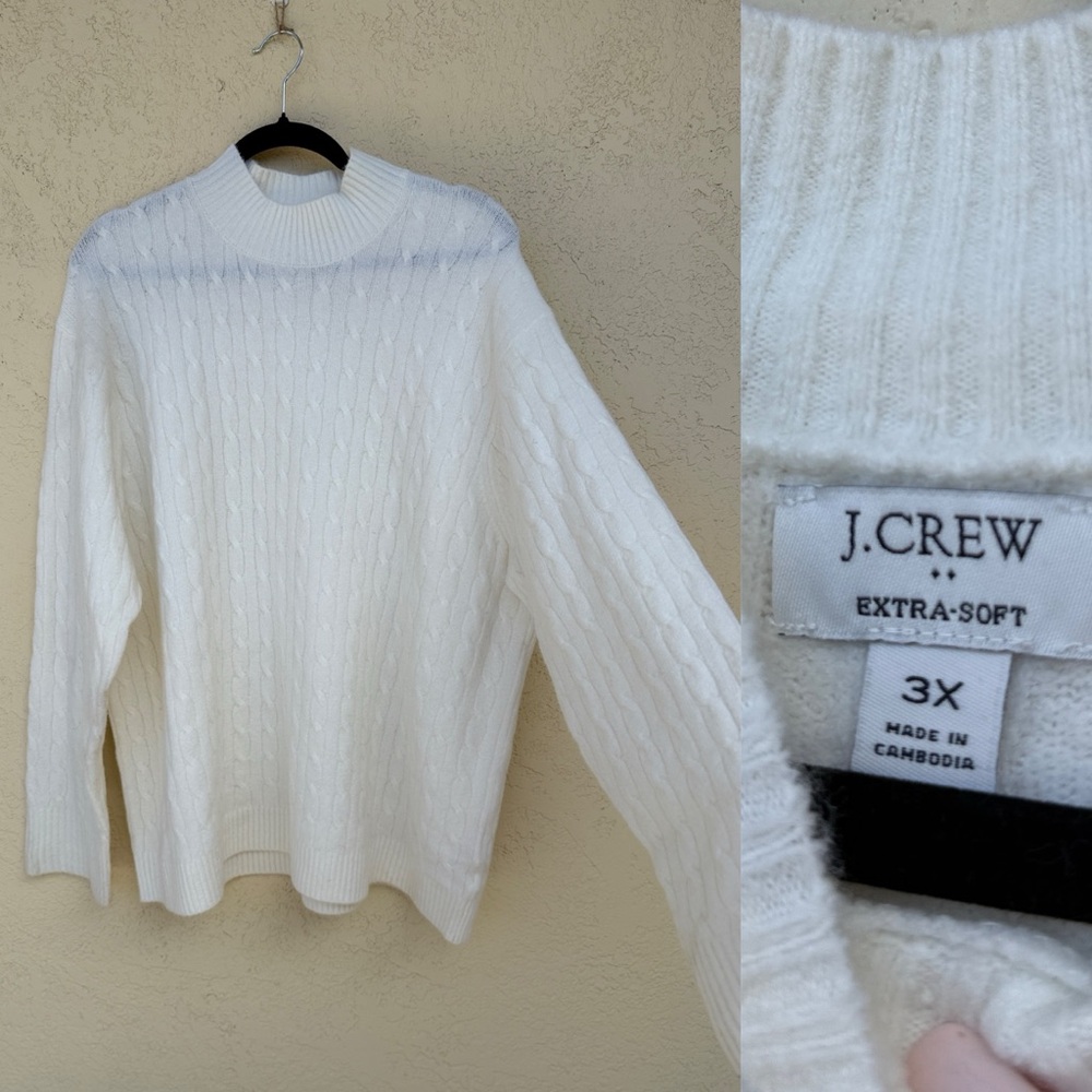 J. Crew Women’s Extra-Soft Cream Sweater